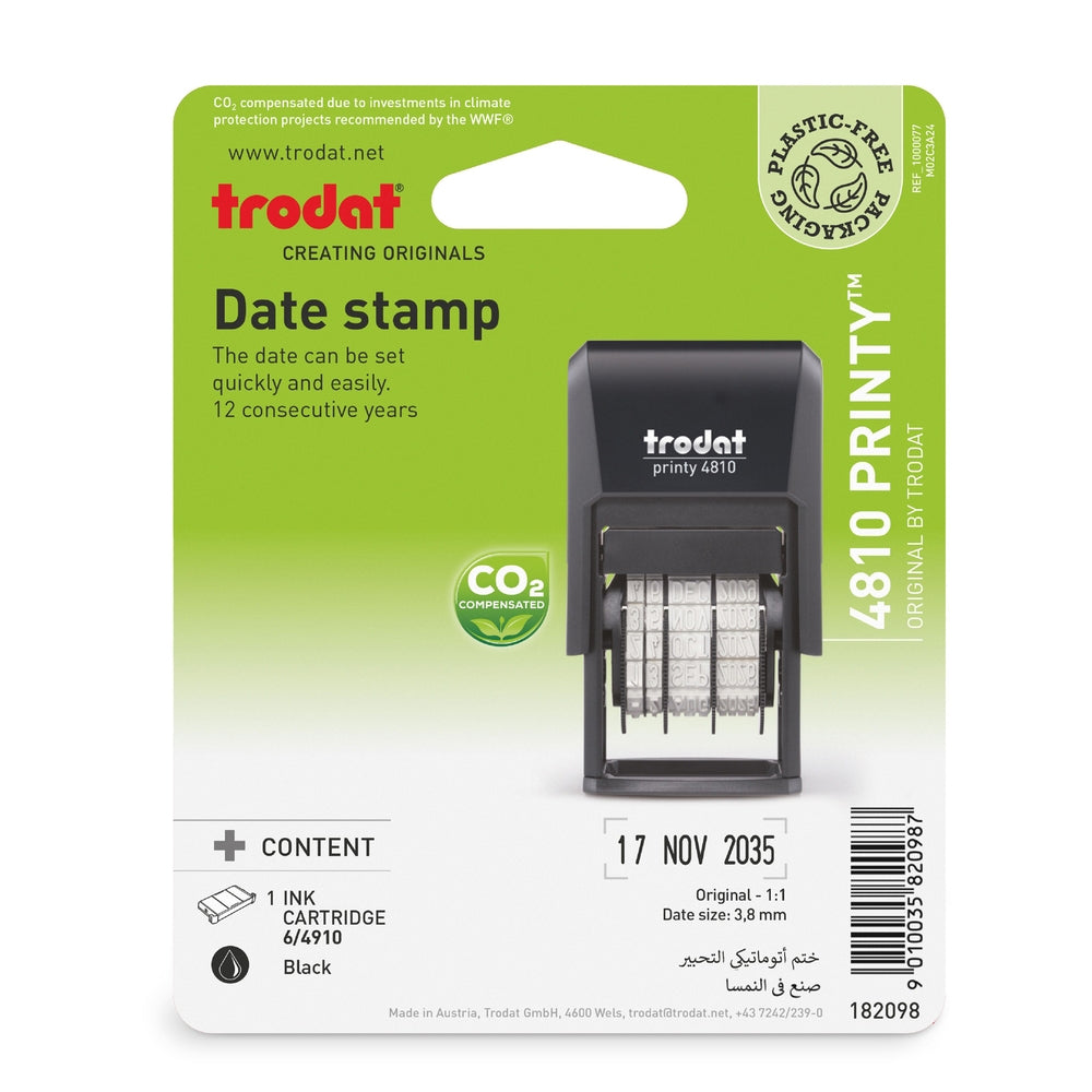Trodat 4810 Self Inking Date Stamp