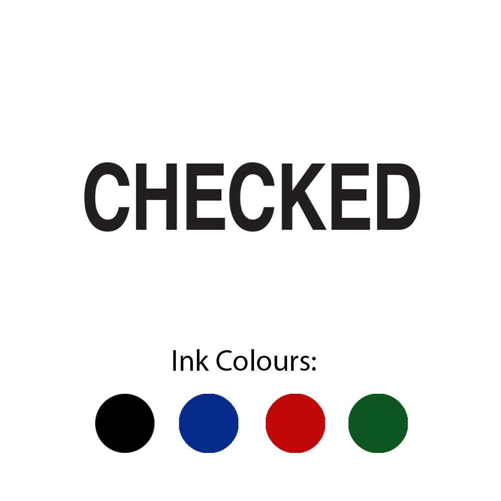 Trodat Self Inking Stamp - Checked