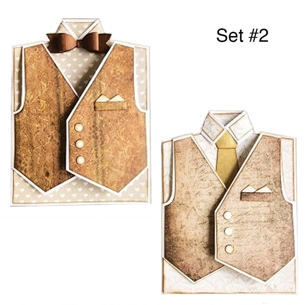 Waistcoat Card Kit - Pack of 2