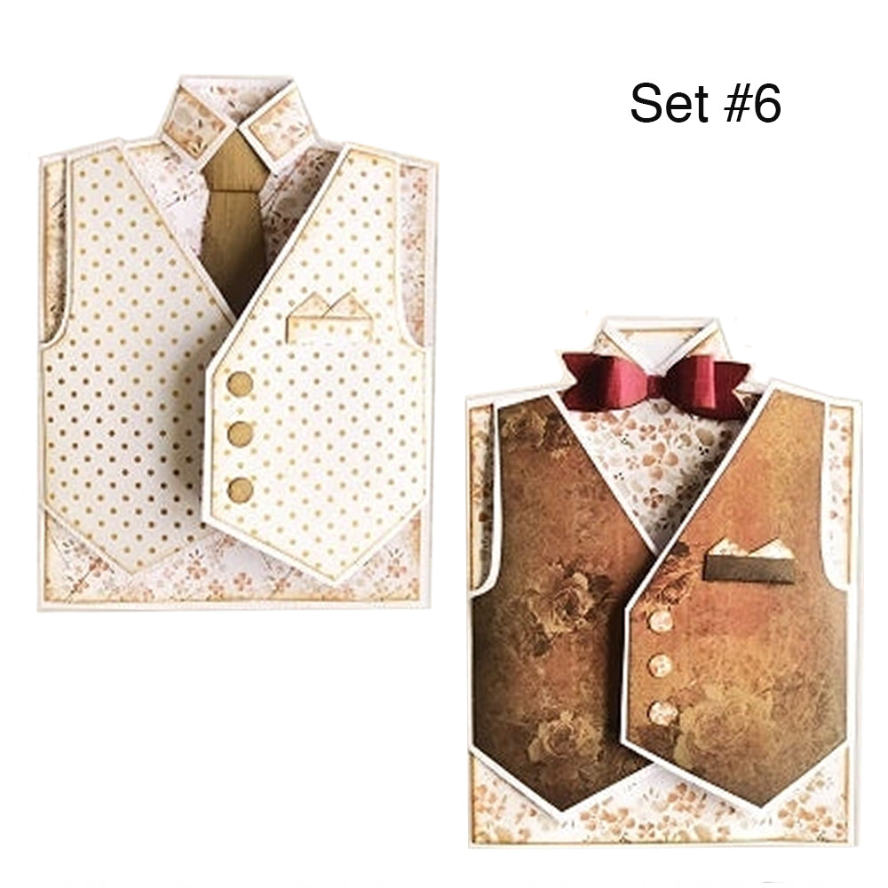 Waistcoat Card Kit - Pack of 2