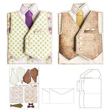 Waistcoat Card Kit - Pack of 2