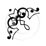0518 A - Corner Pattern Rubber Stamp
