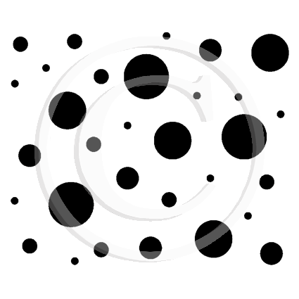 0534 C - Dots Background Rubber Stamp