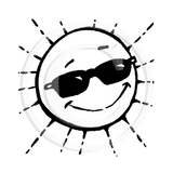0904 C - Sun Rubber Stamp