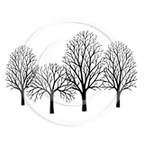0982 G or GG - Trees Rubber Stamp