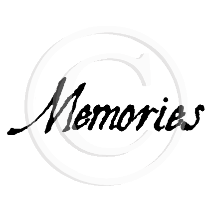 A versatile 'Memories' sentiment perfect for Anzac Day tributes, sympathy cards, or memorial scrapbooking