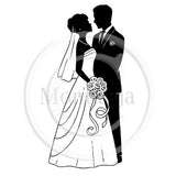 3043 FF - Wedding Couple Rubber Stamp