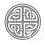 3340 C - Celtic Circle Rubber Stamp