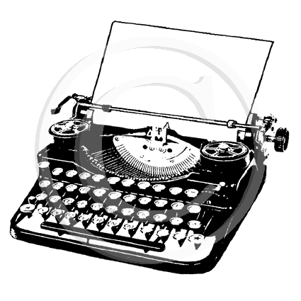3850 F - Typewriter Rubber Stamp
