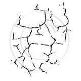 3914 D - Crackle Rubber Stamp
