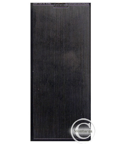 PeelCraft Stickers - Lines Straight Fine - Black PC1082BK