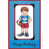 2788 BB - Happy Birthday Wording Rubber Stamp
