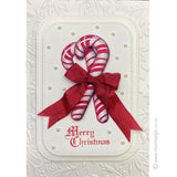 2354 B - Merry Christmas Wording Rubber Stamp