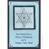 2111 E - Best Wishes for a Merry Christmas Wording Rubber Stamp