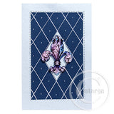 3338 F - Fleur de Lis Rubber Stamp