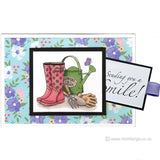 1995 G - Gardening Tools Rubber Stamp