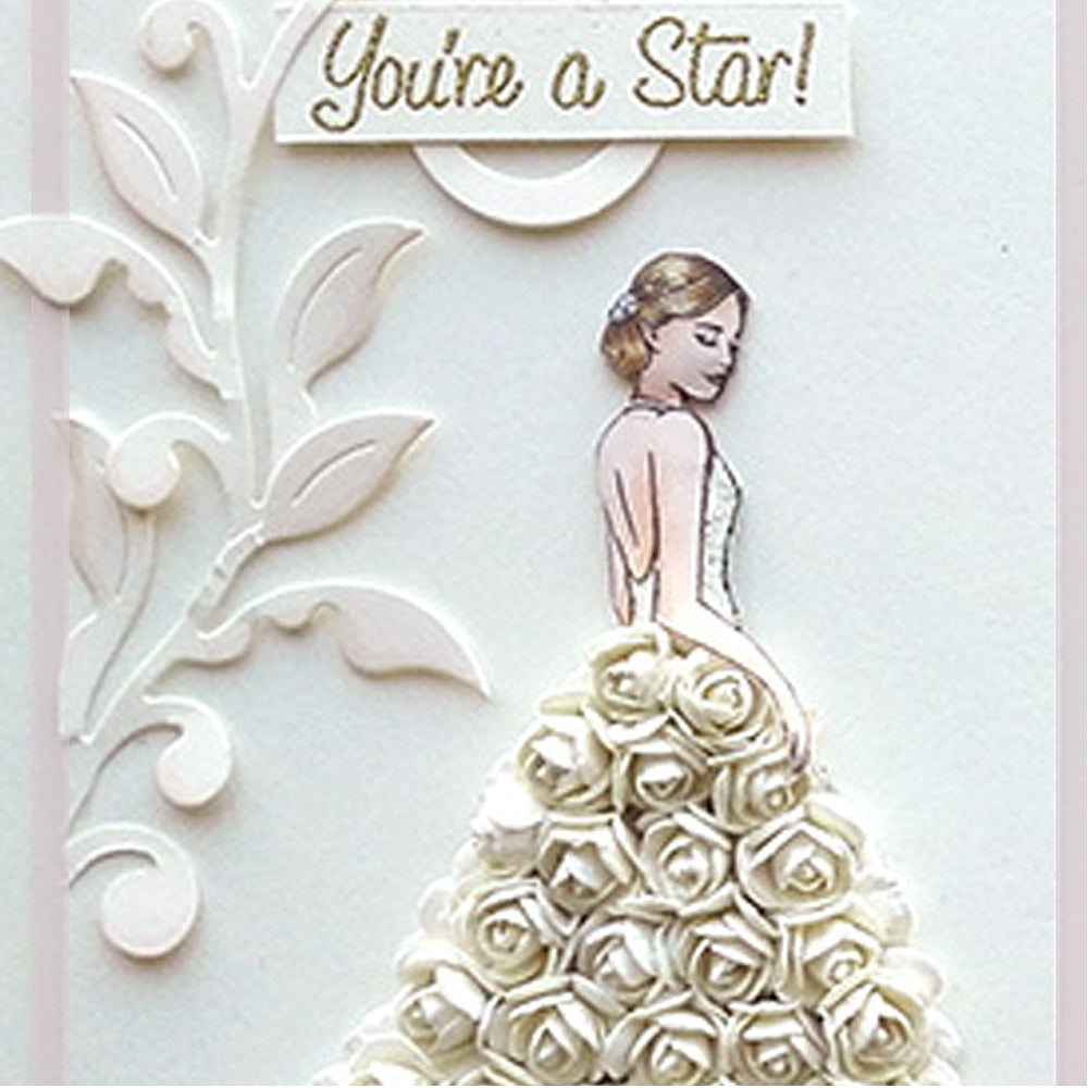 Card Sample - Dress of Roses