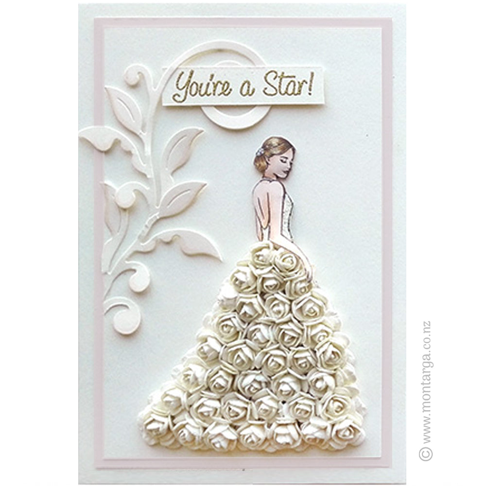 Card Sample - Dress of Roses
