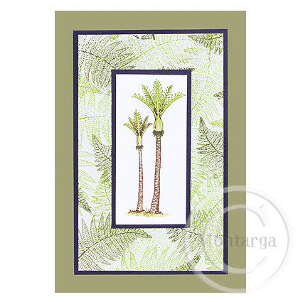 1962 B or FF - Nikau Palm Tree Rubber Stamp