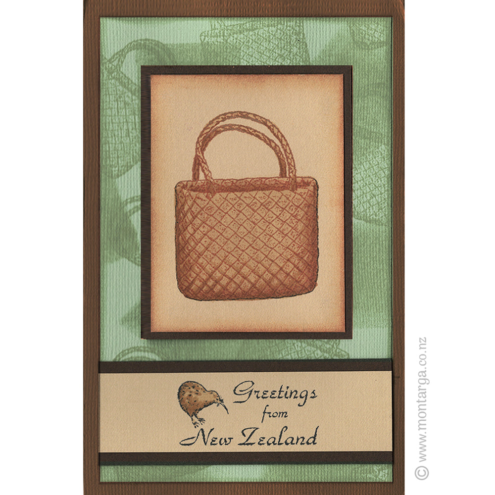 1947 B - Greetings from New Zealand Rubber Stamp