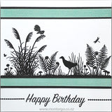 3457 GGG or K - NZ Silhouette Rubber Stamp