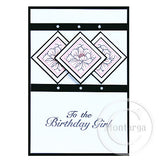 3266 FFF - Flowers On Branch Rubber Stamp