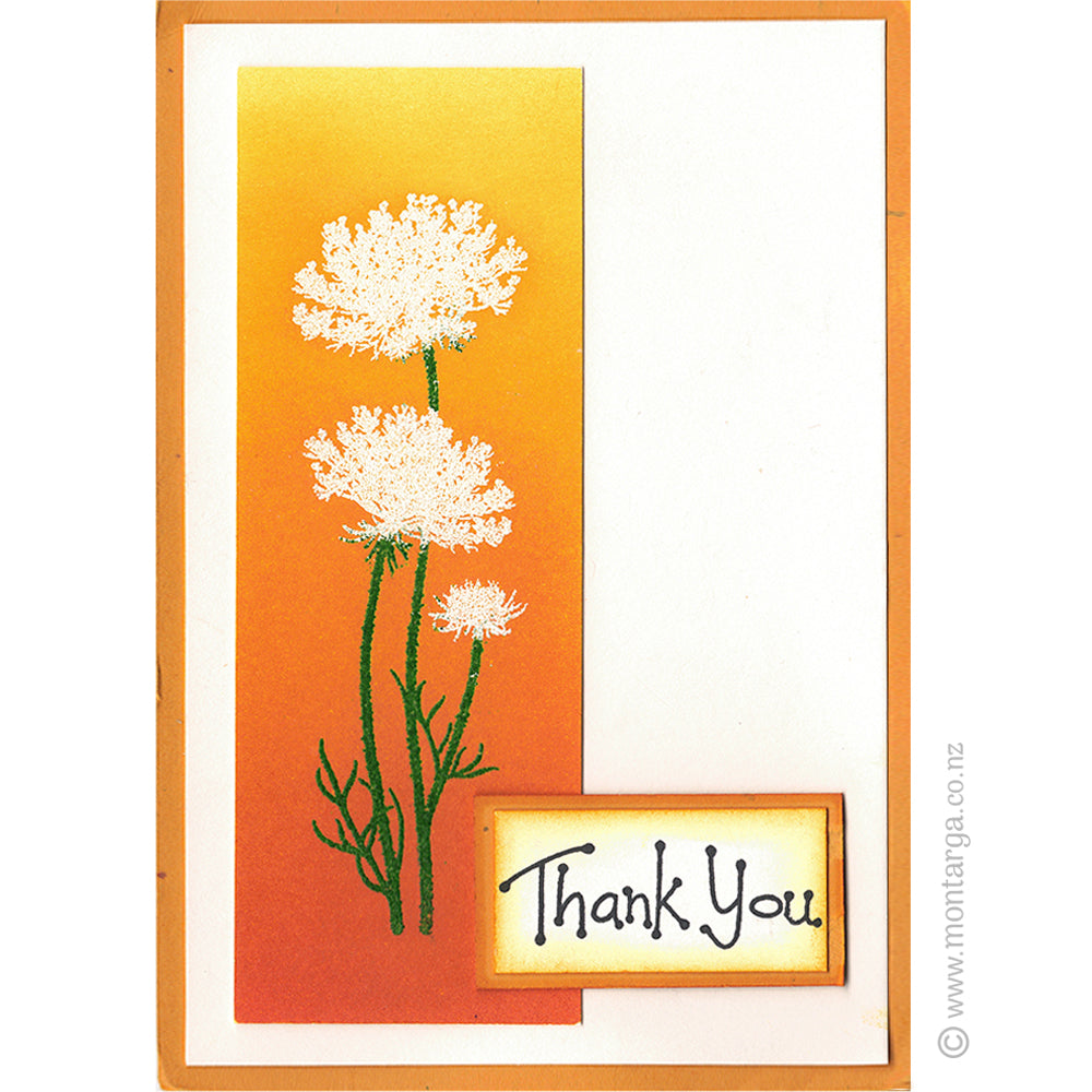 3290 FF or FFF - Wild Flowers Rubber Stamp