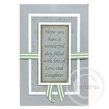 0534 C - Dots Background Rubber Stamp