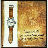 0217 FF - You're not old Wording Rubber Stamp
