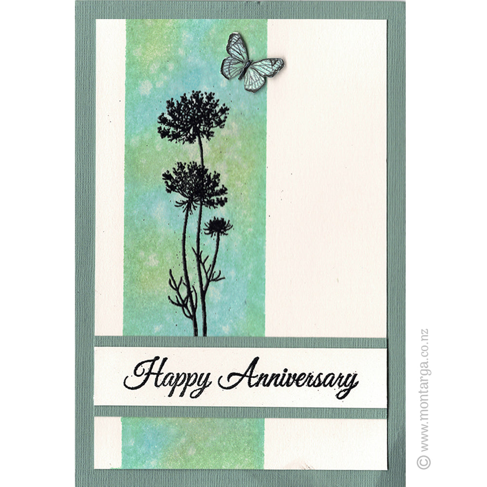 3290 FF or FFF - Wild Flowers Rubber Stamp