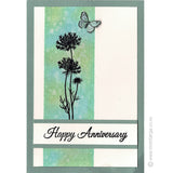 3290 FF or FFF - Wild Flowers Rubber Stamp